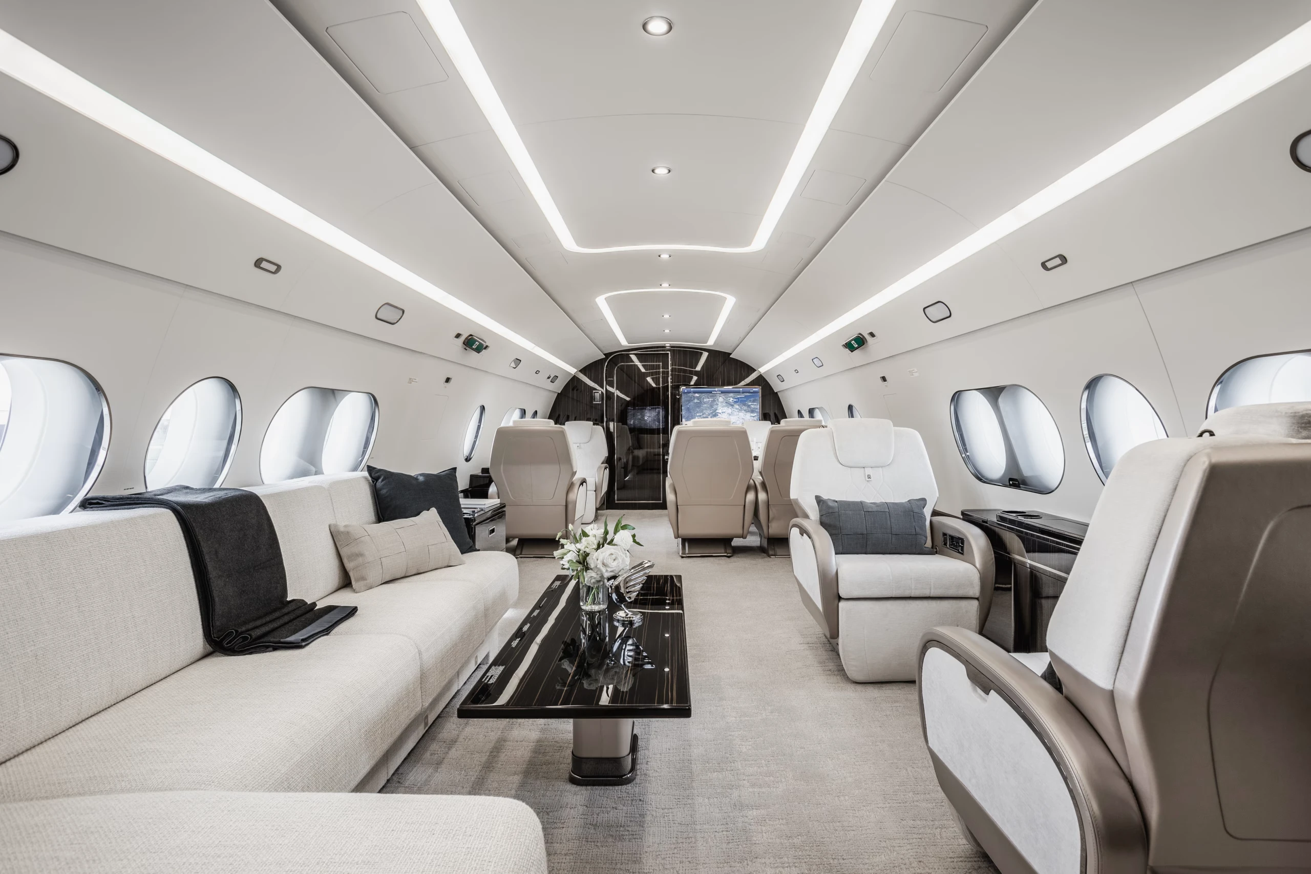 Airbus ACJ TwoTwenty VIP en vol