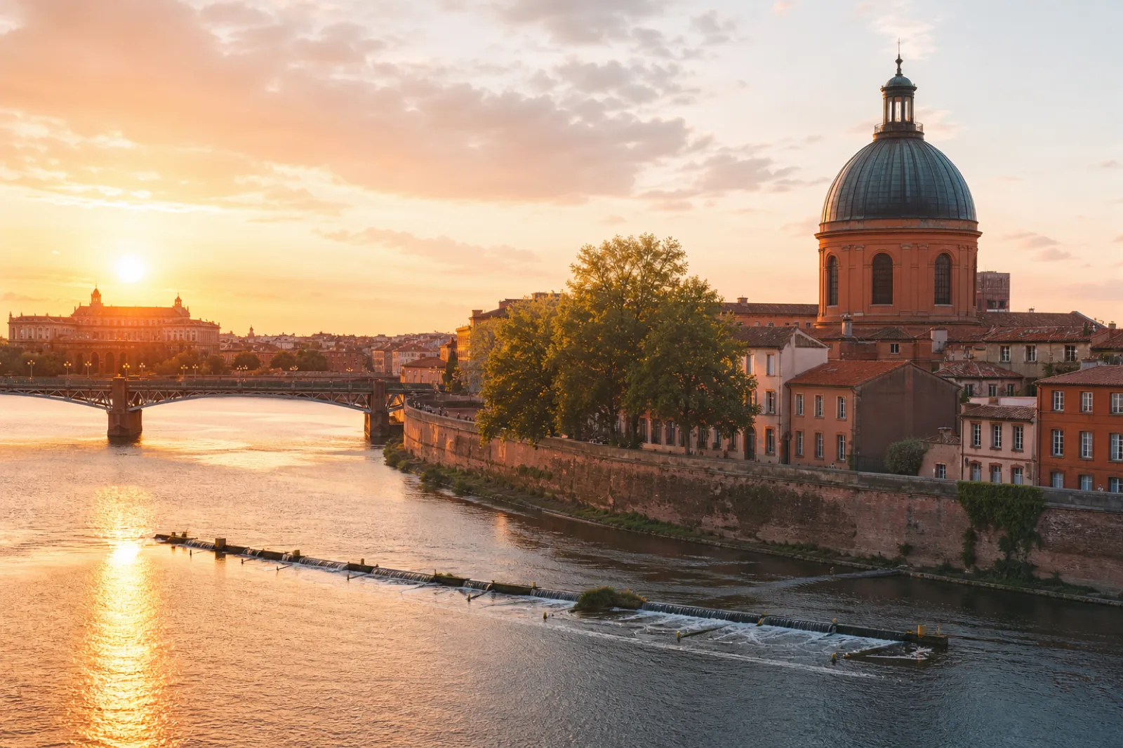 Toulouse by private jet — the Pink City and the Garonne